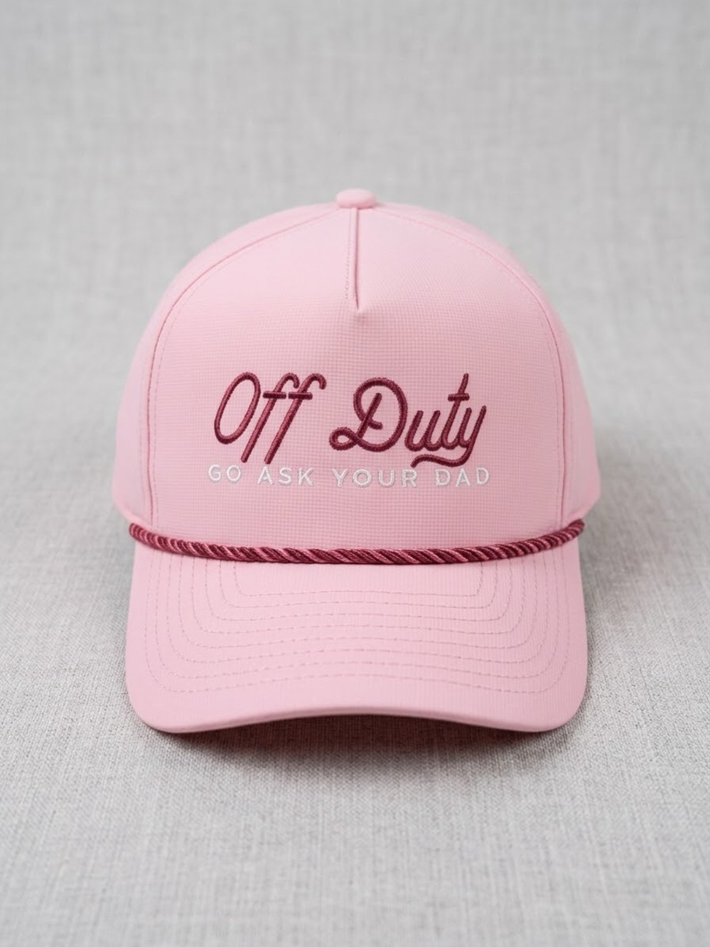 Imperial 1916 performance embroidered "Off Duty / GO ASK YOUR DAD" Hat